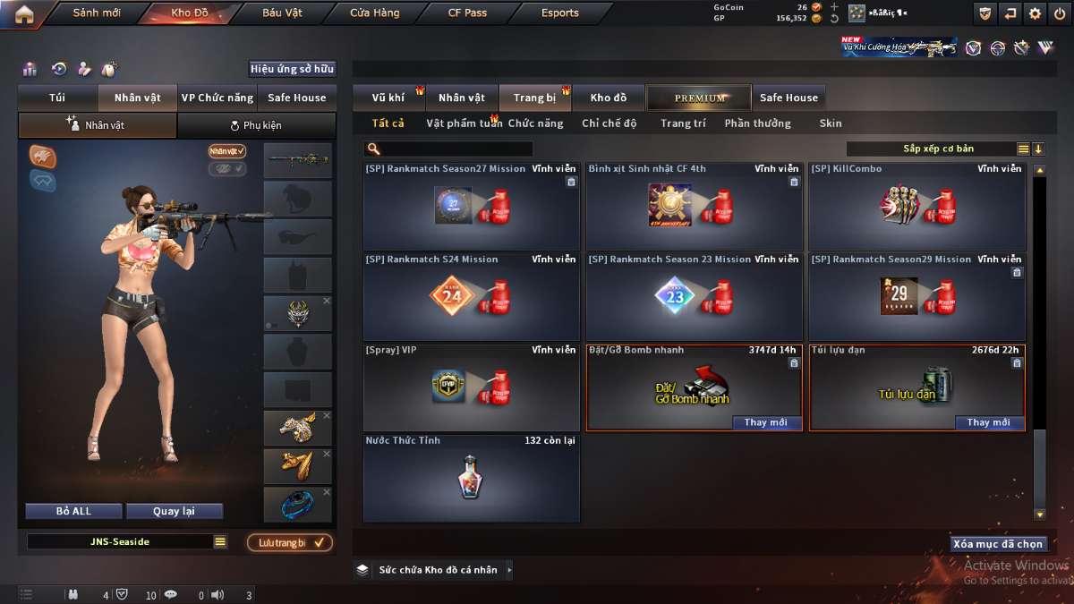 shop acc cf uy tin gia re